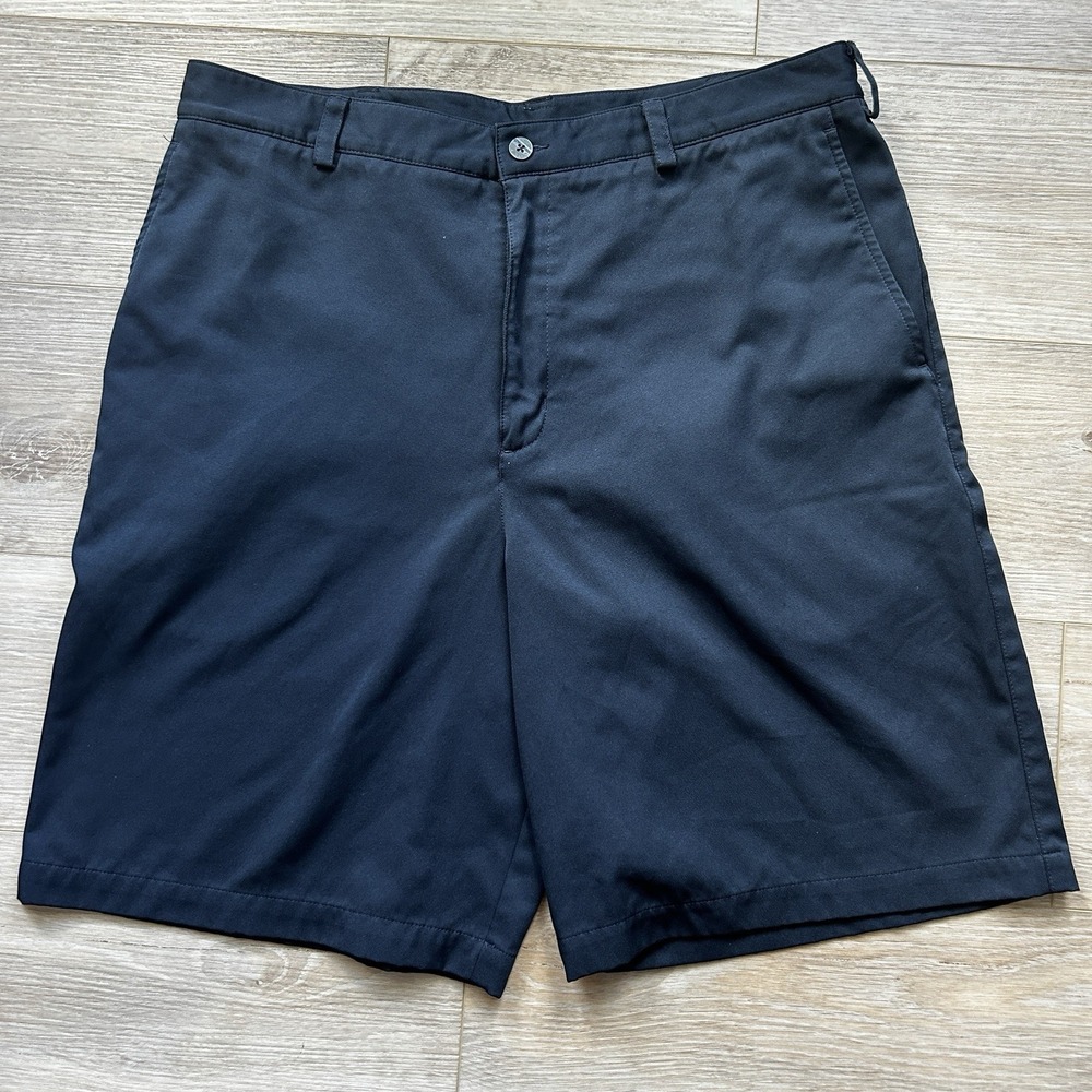 Nike Shorts Men's 36 Navy Blue Dri Fit Golf Performance Athletic Breathable